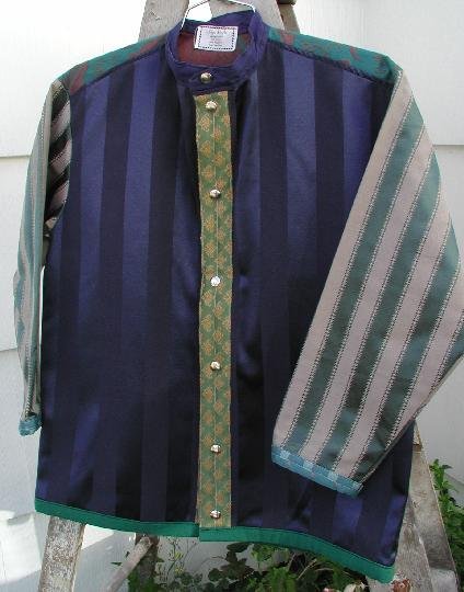 Closeup Of Drapery Fabric Spring Jacket