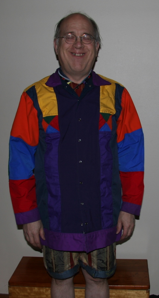 Rainbow Gortex Jacket Front View
