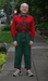 Red And Green Christmas Suit