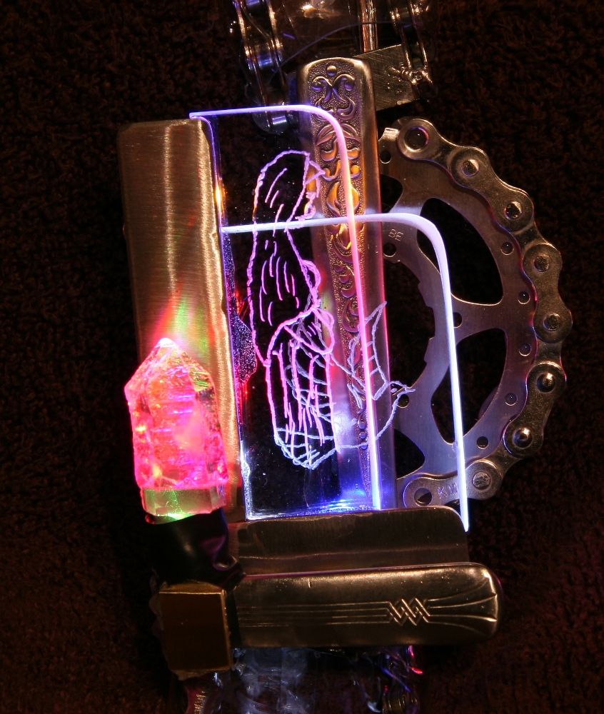 Glass Engraving On Lighted Suspenders