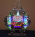 Old Bellingham City Hall Glass Engraving Light Art Table Top Sculpture