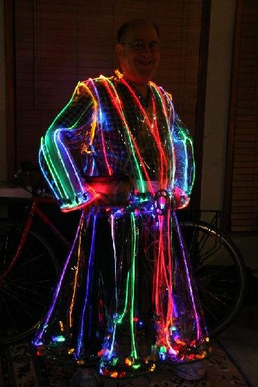 First Led Art Full Lenghth Clear Raincoat