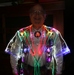 Hand Crafted Jacked And Tie Using Light Art And Steel Sculpture