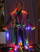 Light Art Coat With Spot Lights And Crystals