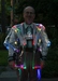 Light Art Jacket And Jewelry In Evening